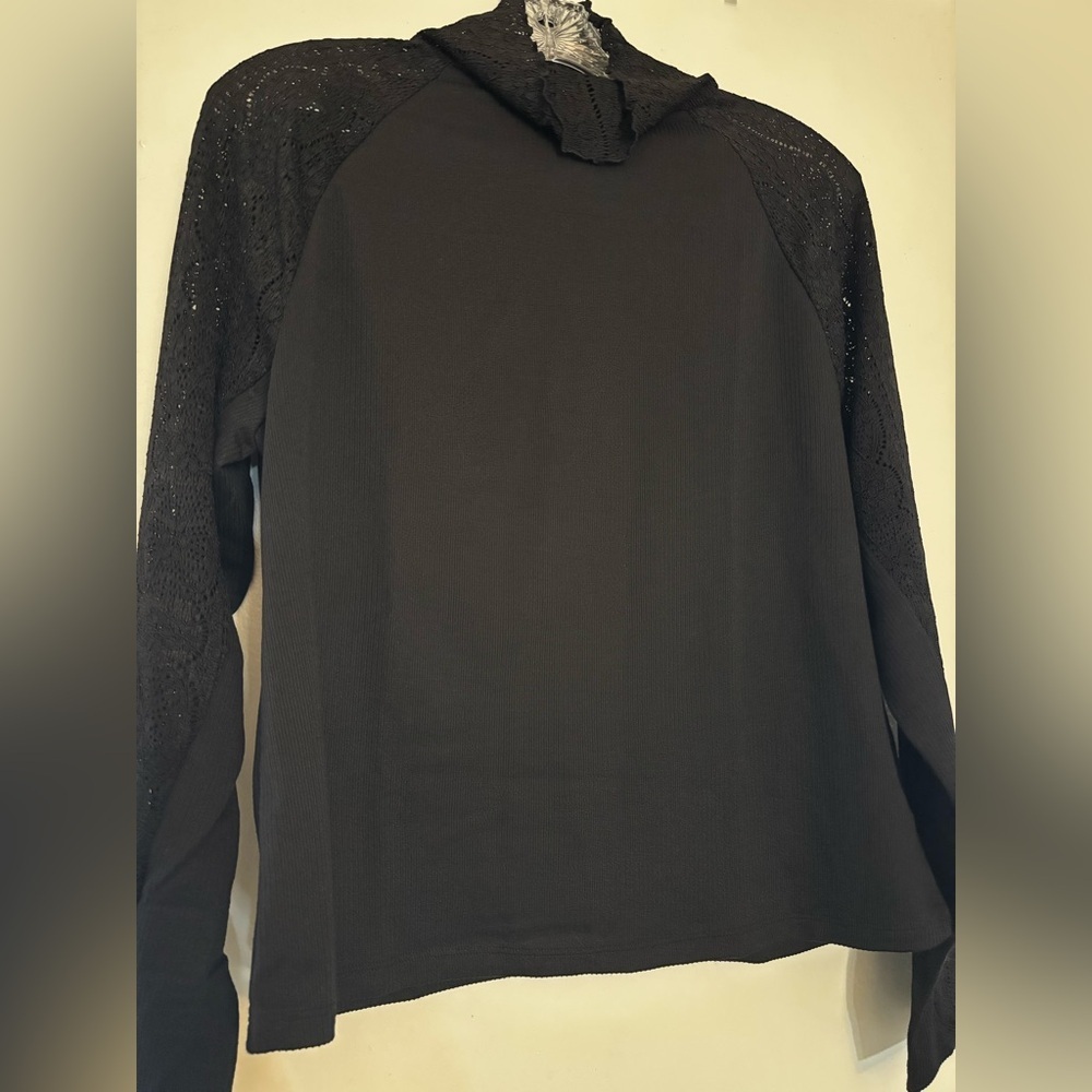 Black turtle neck